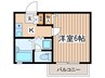 ジュネスⅠ 1Kの間取り