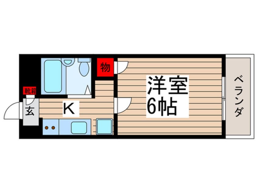 間取図 カ－サ本八幡