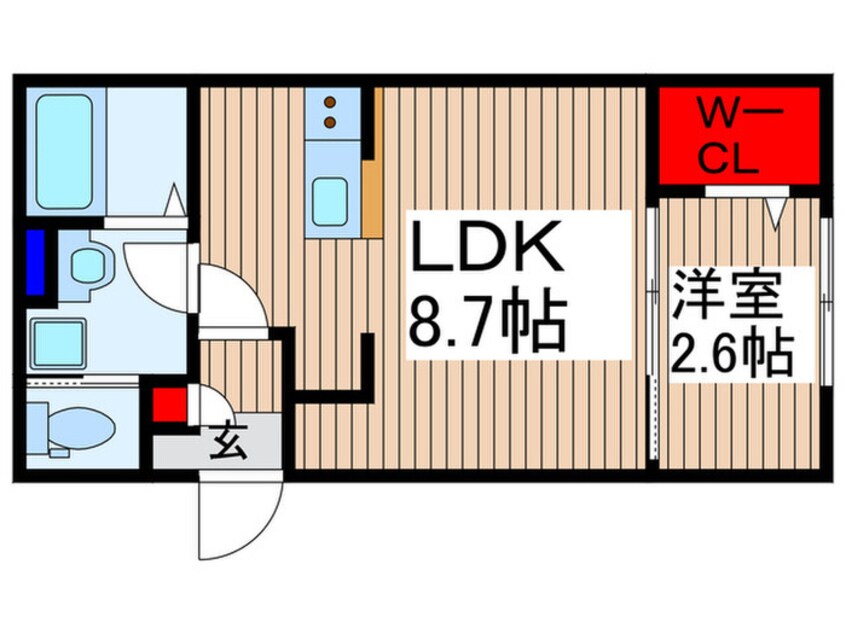 間取図 KEIAI RESIDENCE 北戸田Ⅱ