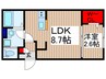 KEIAI RESIDENCE 北戸田Ⅱ 1LDKの間取り