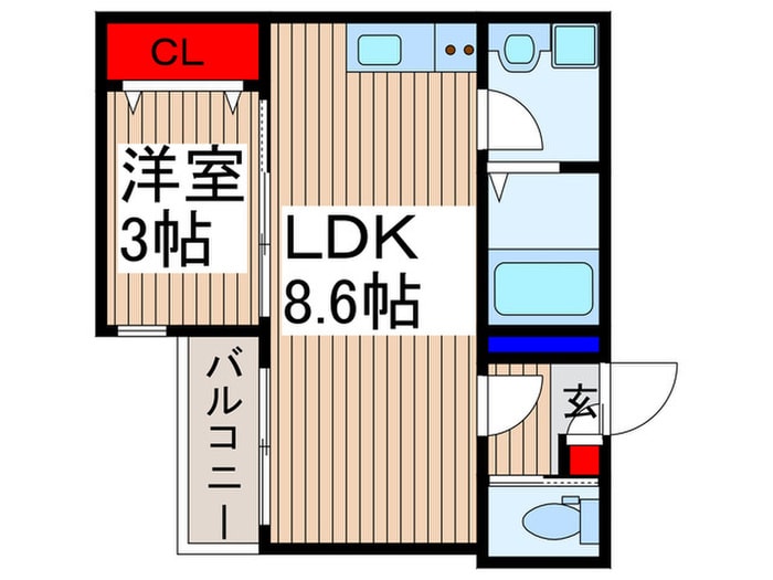 間取り図 KEIAI RESIDENCE 北戸田Ⅱ