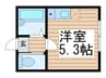 パシャ北千住 1Rの間取り