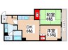 Ｍ‘ｓビクトリー 2DKの間取り