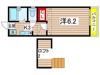 間取図 キャッスルミユキ８