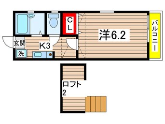 間取図 キャッスルミユキ８