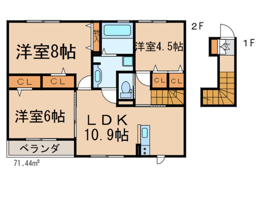 間取図 ヴィラ　リッチ　ヒル