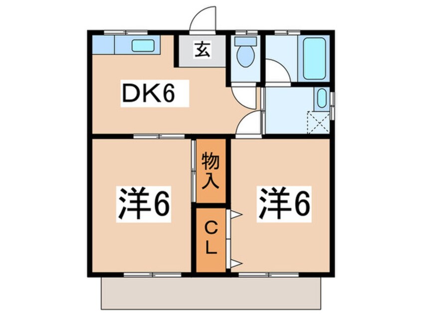 間取図 代沢ハイム