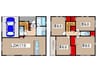 植竹町戸建貸家 4LDKの間取り