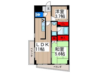 間取図 パ－クビュ－北本