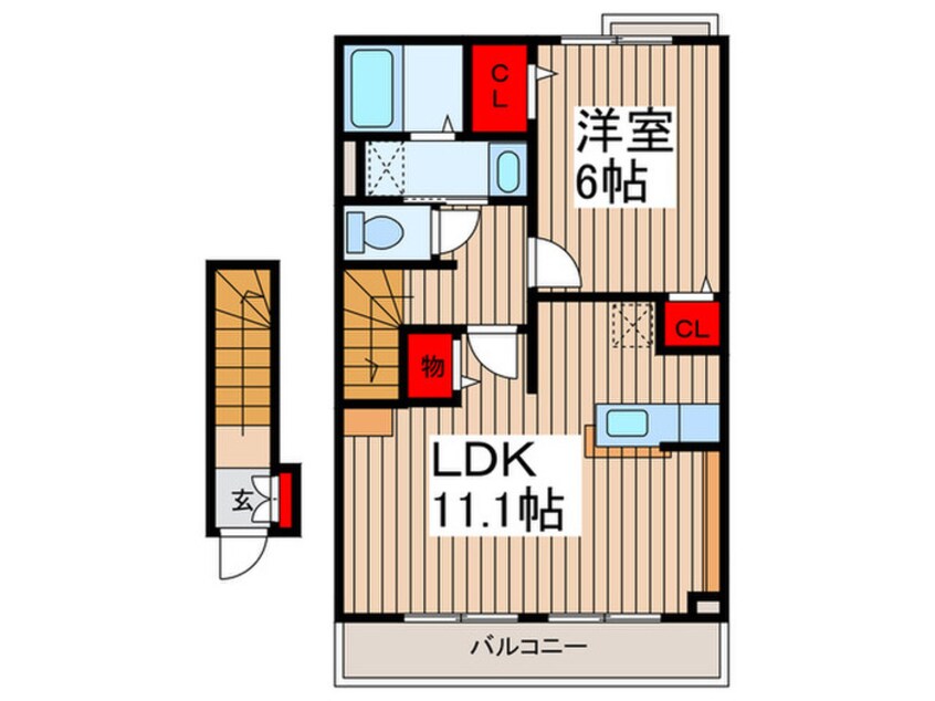 間取図 ソレア－ドＡ