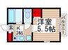 陽明ハイツ 1Kの間取り