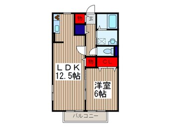 間取図 ベルツリー東川口Ｃ棟