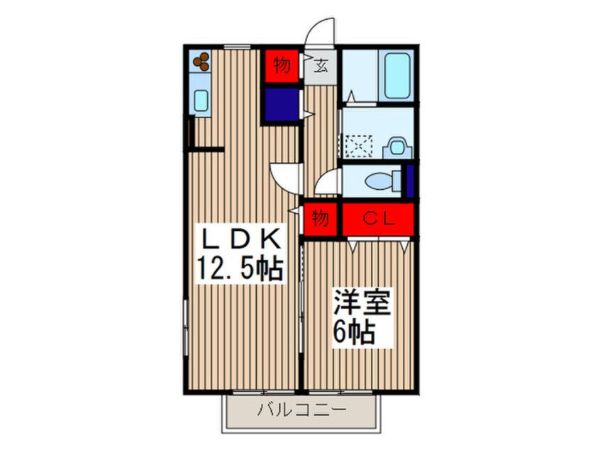 間取図 ベルツリー東川口Ｃ棟