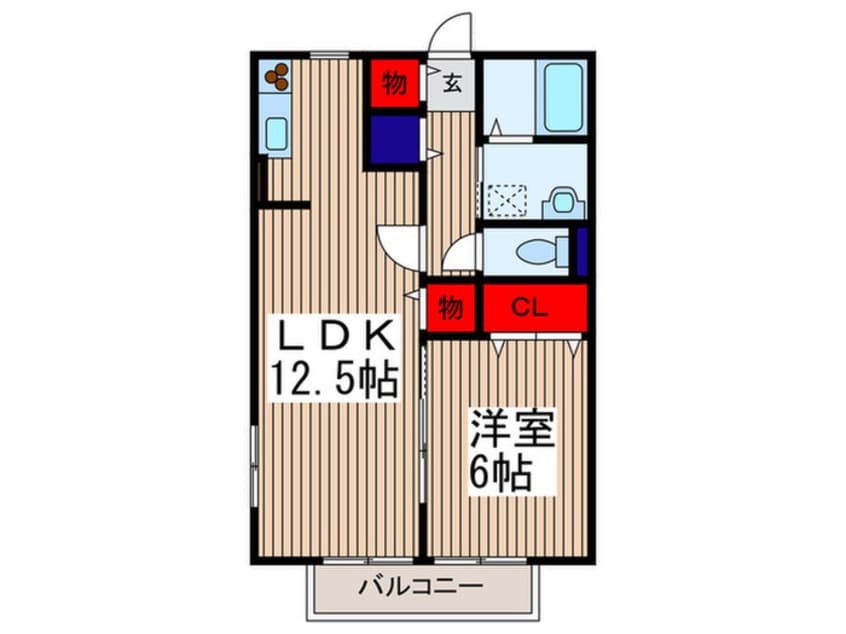 間取図 ベルツリー東川口Ｃ棟