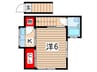 ガ－デンハイツＣ 1Kの間取り