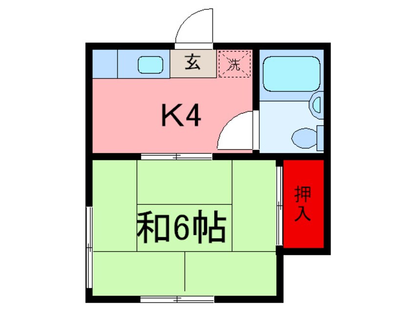 間取図 タマハイツ