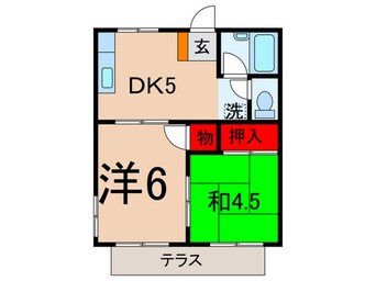 間取図 メイゾン栄