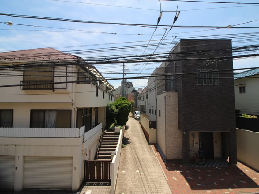 室内からの展望 西北コ－ポ