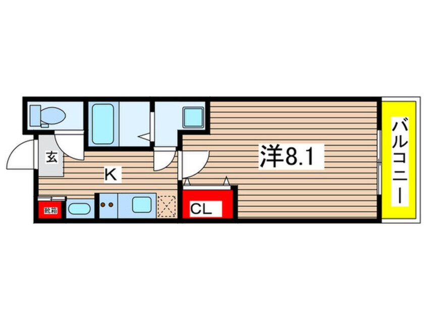 間取図 オーキッドレジデンス両国Ⅱ