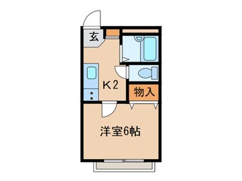 間取図 朝日二番館