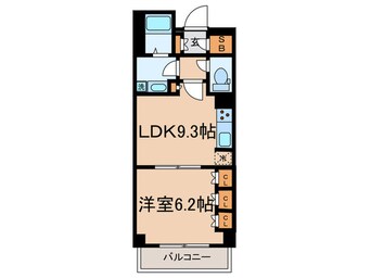 間取図 パークアクシス千歳船橋