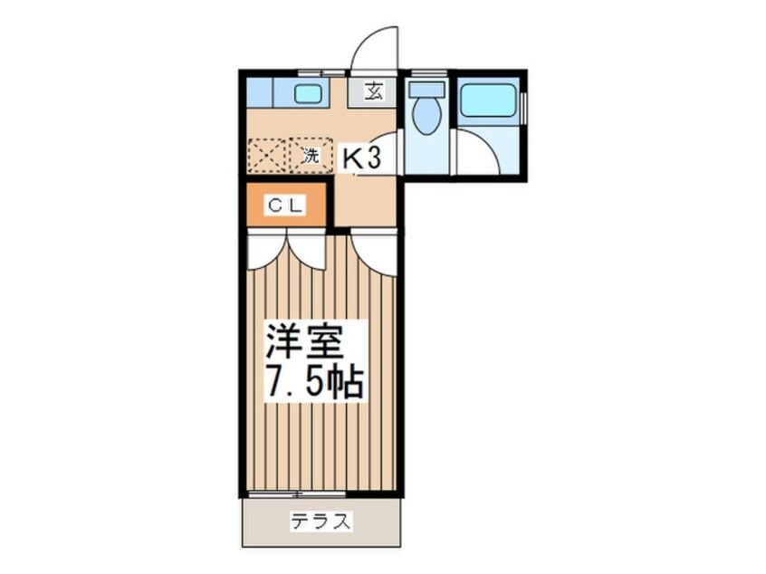 間取図 アミ－コ－ポ