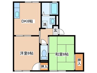 間取図 サニーフラット