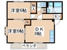 ウィンディア・Ｙｕ 2DKの間取り