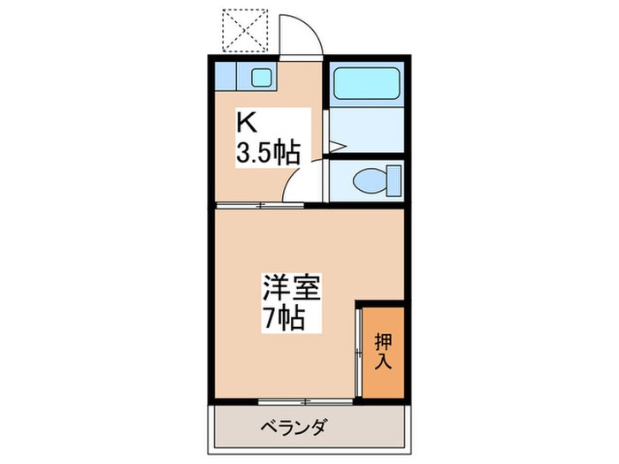 間取り図 百草ハイツ