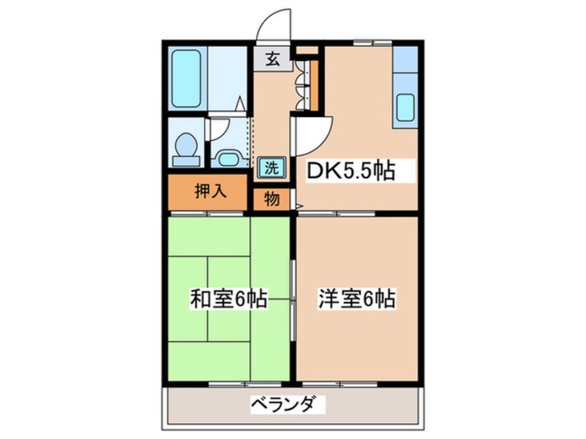 間取図 ソシア神代