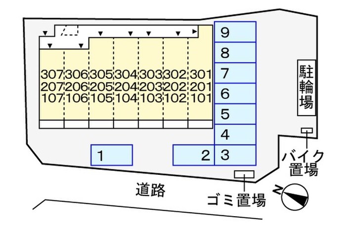 駐車場 メゾン　セレーナ