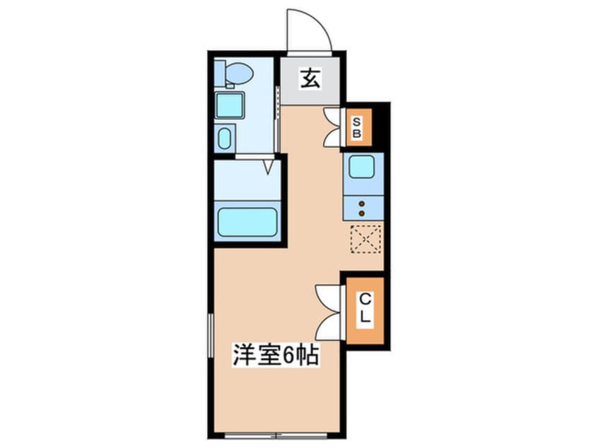 間取図 La Perla Ogikubo