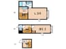 ヴィンテージ高松 1LDKの間取り