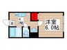 メゾンドジュネス大森台 1Kの間取り