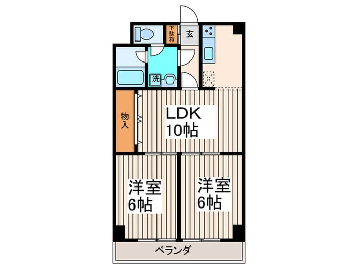 間取り図 モンシャトー水橋