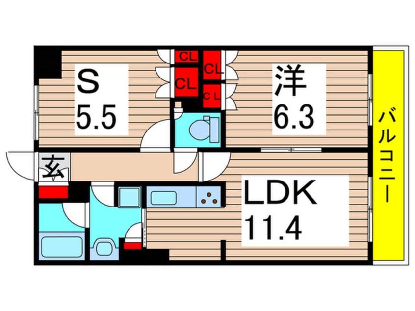 間取図 CITY　PLACE　AYASE