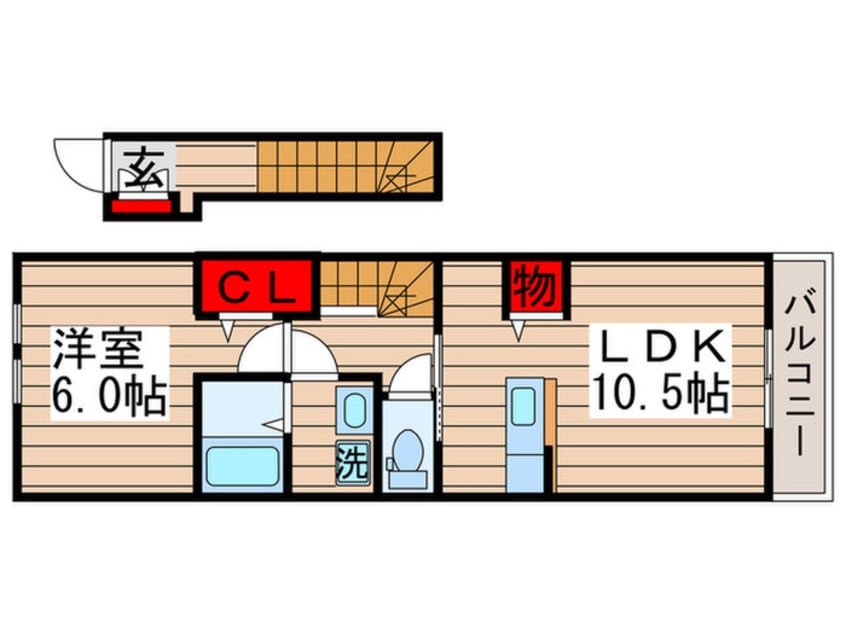間取図 オーヴェスト イゾラ