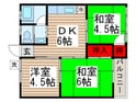 第2八木原コーポの間取図