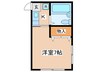 コーポ秀 1Kの間取り