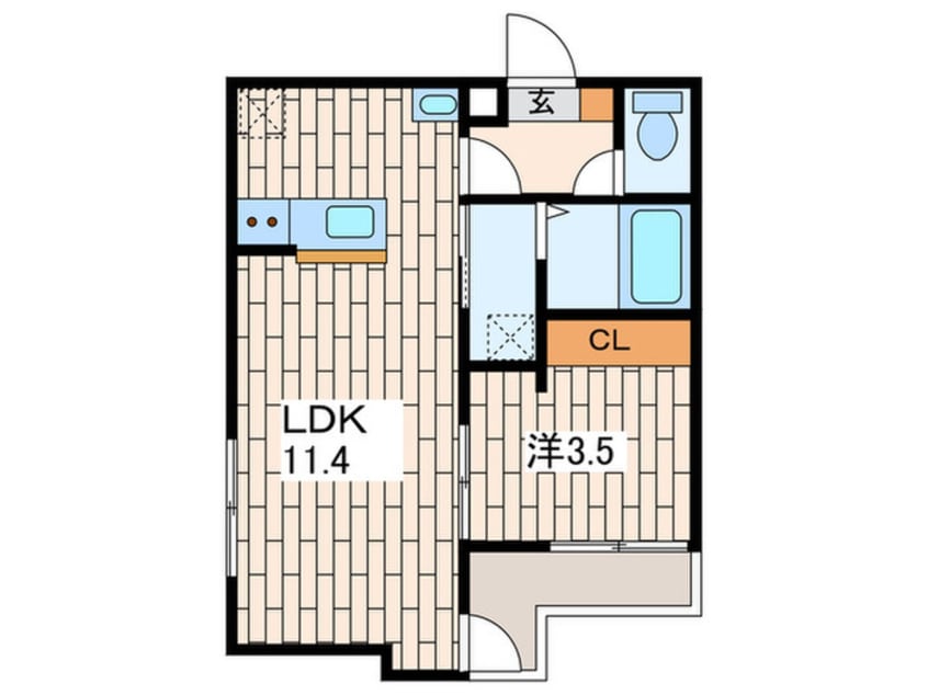 間取図 ブリリアンス根岸