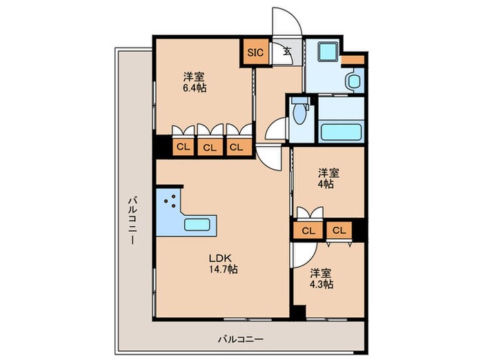 間取り図 メゾンドオンディーヌ