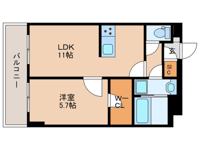 間取図 メゾンドオンディーヌ