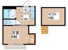 コーポ須賀 1Kの間取り