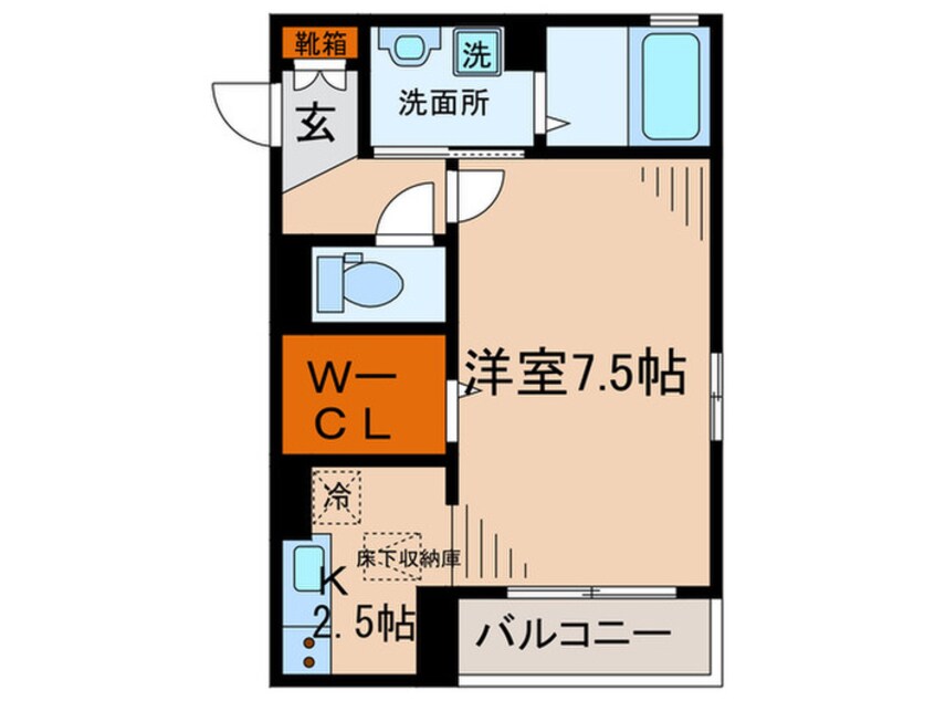 間取図 サニーヒルズ立花