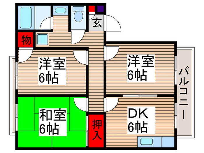 間取り図 大島ハイツ