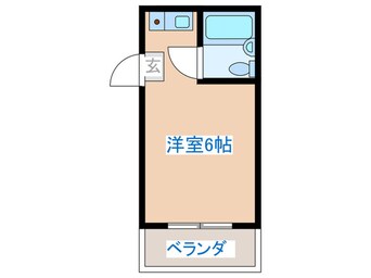 間取図 カ－サ・ラ・ネ－ジュ