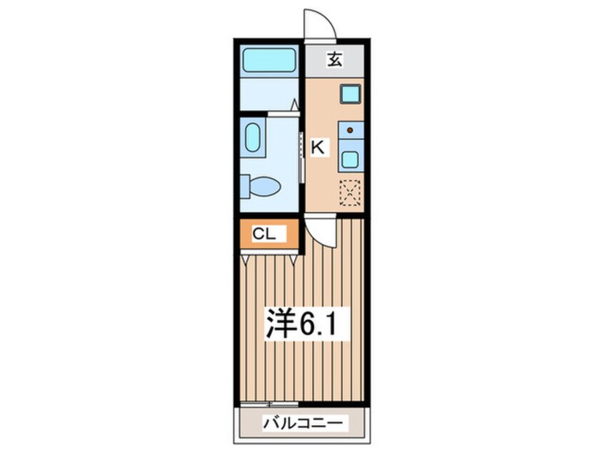 間取図 ラ・カンパネラ中央林間