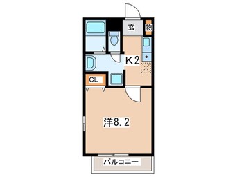 間取図 ヴェルネ－ジュ