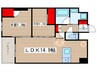 コンフォリア日暮里 2LDKの間取り