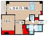 コンフォリア日暮里 2LDKの間取り